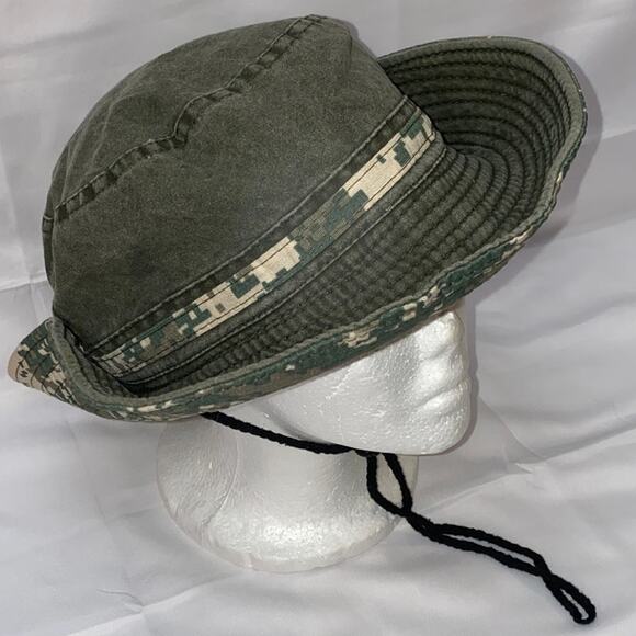 Outdoor Boonie Sun Hat Hiking Camping Fishing Floppy Military Digital Camo Cap - Picture 3 of 13